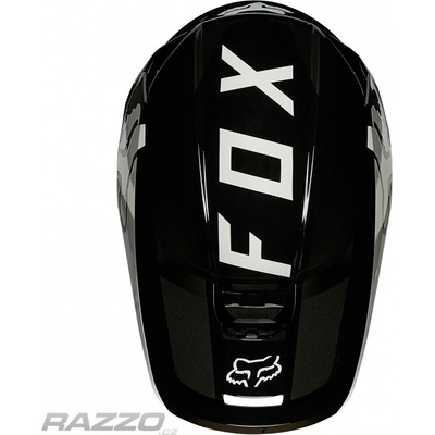 Náhradní kšilt helmy Fox V1 REVN Visor Black White 21 L