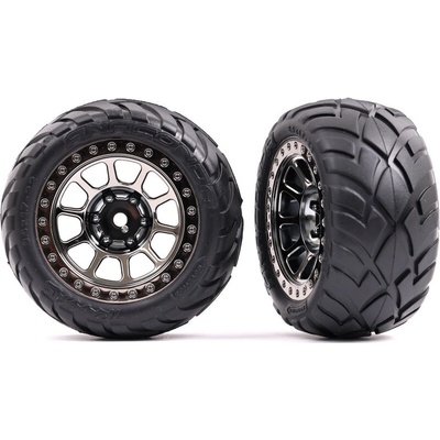 Traxxas kolo 2.2" disk černě chromovaný pneu Anaconda 2 zadní