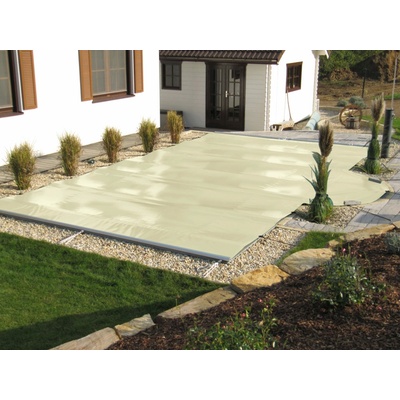 CF Bazénová roleta STD obdĺžniková 700 x 350 cm - Sand