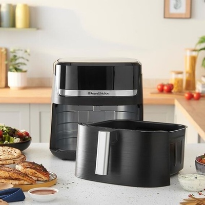 Russell Hobbs XXL 8,3L Rapid AirFryer [kompaktní design, velmi tichý, průměr pizzy 26 cm] SatisFry – Zbozi.Blesk.cz
