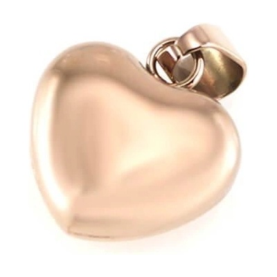 MPM Přívěsek z chirurgické oceli Pendant 7536 Rose Gold Heart