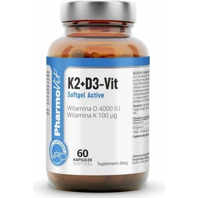 Pharmovit Vitamíny K2+D3-Vit 60 kapsúl