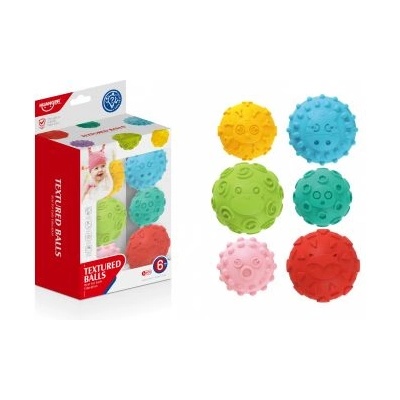 Yixing Toys Тактилни топки - комплект от 6 (he0256)