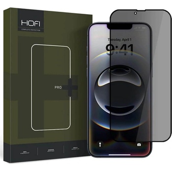 HOFI Затъмняващ Протектор за iPhone 17e/ 16e, Hofi Privacy Anti-Spy Glass, Черен (9490713933534)