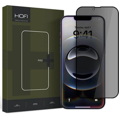 HOFI Затъмняващ Протектор за iPhone 17e/ 16e, Hofi Privacy Anti-Spy Glass, Черен (9490713933534)