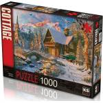 KS Games Авторски Пъзел от 1000 части - Зимна Почивка (68x48)