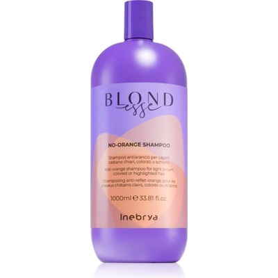 Inebrya BLONDesse No-Orange Shampoo подхранващ шампоан неутрализиращ кафеникавите оттенъци 1000ml