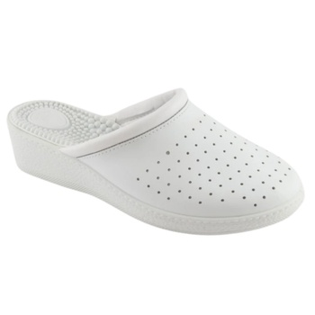 Image 1 of Бяло медицинско сабо с масажиращо ходило (1500 100)