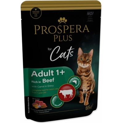 Prospera Plus Cat Adult Beef Carrot 85 g