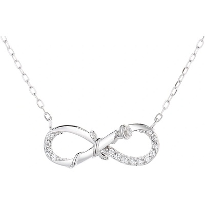 DELIS Сребро 925, jw1247, модел безкрайност, с родиево покритие (jw1247)