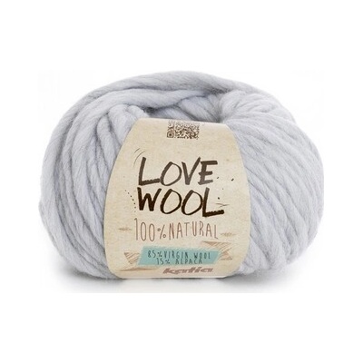 LOVE WOOL Katia Farby LOVE WOOL: 105 perlovo šedá