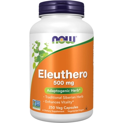 Now Foods Eleuthero 500 mg 250 Veg Kapsula