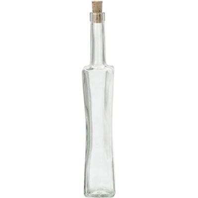 HOME Sklenená fľaša s korkom GRAN QUADRO 500ml
