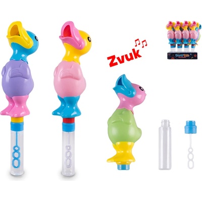 Mikro trading Bublifuk 30 cm S KACHNIČKOU pískací