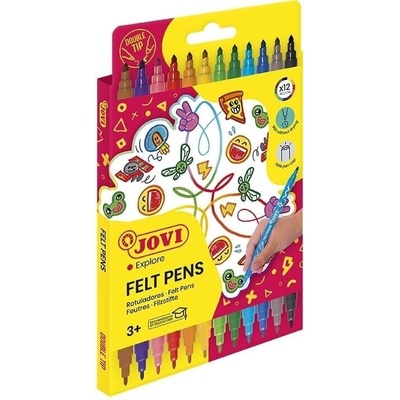 JOVI Markers Double-Sided Пълнител за писалка 12 бр (1512)