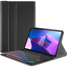 Techsuit CozyTab Case with RGB Wireless Magnetic Keyboard Lenovo Tab M10 3rd Gen TB328FU/TB328XU KF2320812 Black