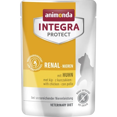 Animonda 48x85г Adult Animonda Integra Protect за бъбреци, консервирана храна котки- с пиле