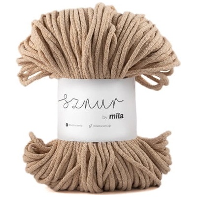 Bavlněná šňůra MILA 5mm - Písková/P13 – Zbozi.Blesk.cz