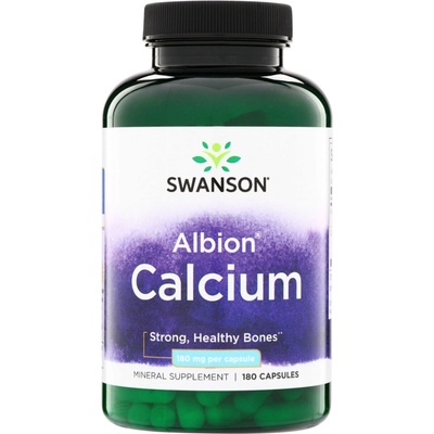 Swanson Albion Chelat Calcium 180 kapslí