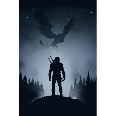 Plagát, Obraz - White Wolf, 26.7 × 40 cm