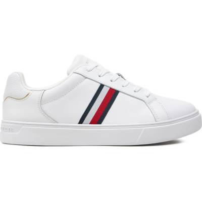 Tommy Hilfiger Сникърси Tommy Hilfiger Essential Court Sneaker Stripes FW0FW08001 Бял (Essential Court Sneaker Stripes FW0FW08001)