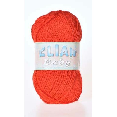 Pletací příze ELIAN BABY 207 červená