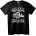NOONEBRAND Тениска Приключение с елен - L, Black