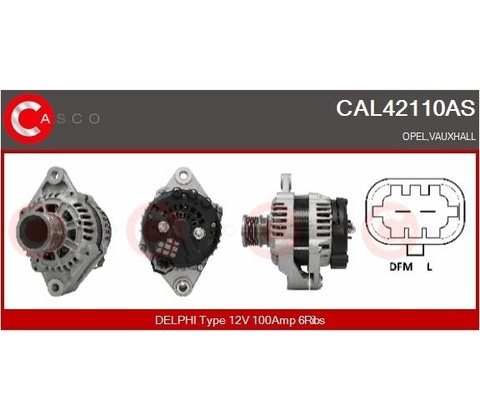 Alternátor CASCO CAL42110AS