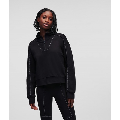 Karl Lagerfeld Fashion Sweatshirt W/Piping čierna