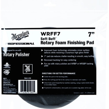 Meguiar's Soft Buff Rotary Foam Finishing Disc 7"