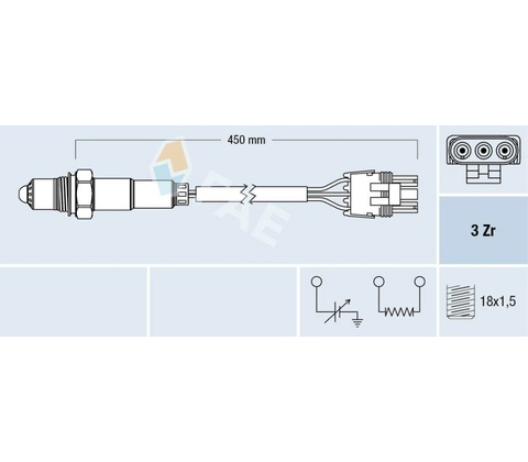 Lambda sonda FAE 77117