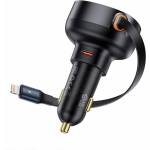 Baseus Зарядно устройство за кола Baseus Enjoyment Pro, 55W, С Lightning кабел, Черен - 40495