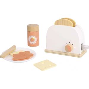 Tooky toys Дървен тостер с продукти за закуска (tl839)