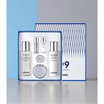 Medi Peel Peptide 9 pleťové tonikum 250 ml + emulze 30 ml + pleťové tonikum 250 ml + emulze 30 ml + pleťový krém 50 g + pleťový krém 10 g kosmetická sada