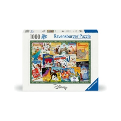 Ravensburger Disney Vintage Movie Poster Disney für Erwachsene und Kinder 1000 dielovab 14 Jahren