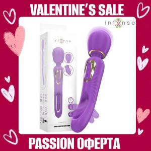  Вибратор уанд, въртящо езиче и мощни режими, 24см. - Intense Christy (D-244529)