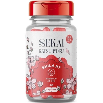 Sekai Katsuryoku Shilajit, 48 капсули, Sekai Katsuryoku (7664-00)