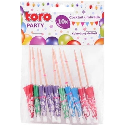 TORO 263970 DEŠTNÍK KOKTEJLOVÝ 10X8CM, PAPÍR+BAMBUS – Zboží Dáma