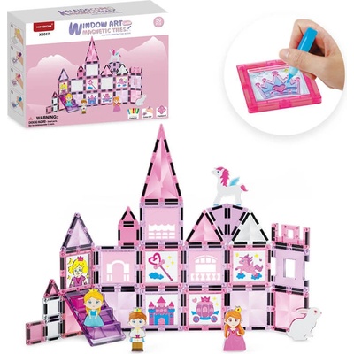 Magnetic Tiles Window Art Castle 50ks