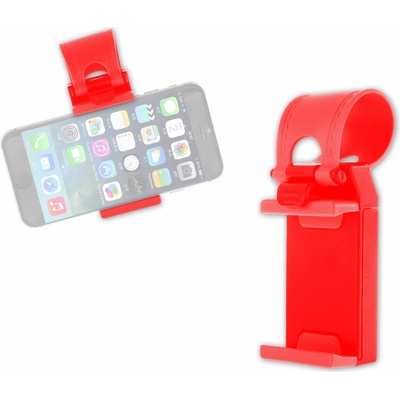 Rollin držák mobilu na volant a trubky ČERVENÁ GO_5513