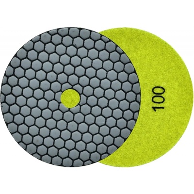 GEKO Diamantový brusný kotouč na suchý zip 125 mm P100 G78938