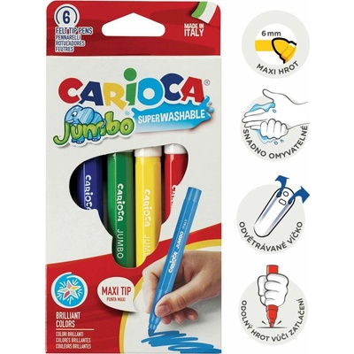 Carioca Jumbo 6barev 40568