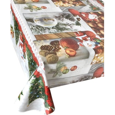 Ubrus PVC 3581194, metráž, 20 m x 140 cm, vánoční motiv VI., IMPOL TRADE – Zboží Dáma