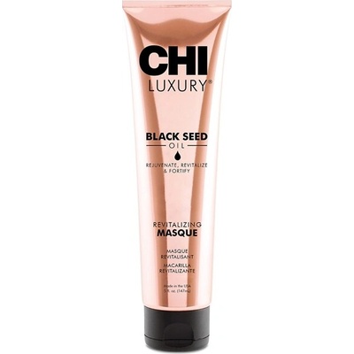 CHI Luxury Black Seed Oil Revitalizing Masque hĺbková maska pre suché a poškodené vlasy 148 ml