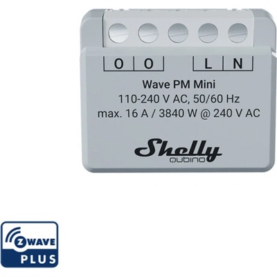 Shelly Wave PM Mini, merač spotreby, Z-Wave