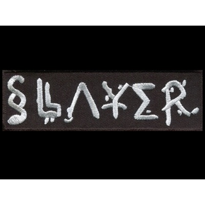 Nášivka SLAYER vyšívaná zažehlovací