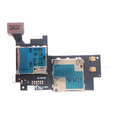 Samsung N7100 Galaxy Note2 Flex kábel vr. čítačky SIM a microSD