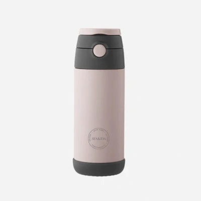 Aya & Ida termolahev Kids Straw 350 ml Soft Rose
