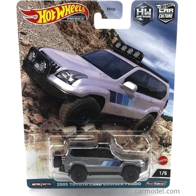 Mattel hot wheels Toyota Land Cruiser Prat Off Road 2005 Grey 1:64