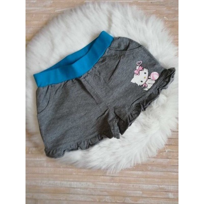 Wolf dívčí kraťasy kočička T2285 šedá